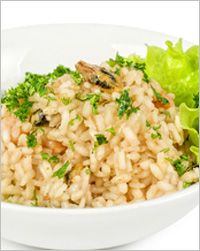 Risotto с кабачками